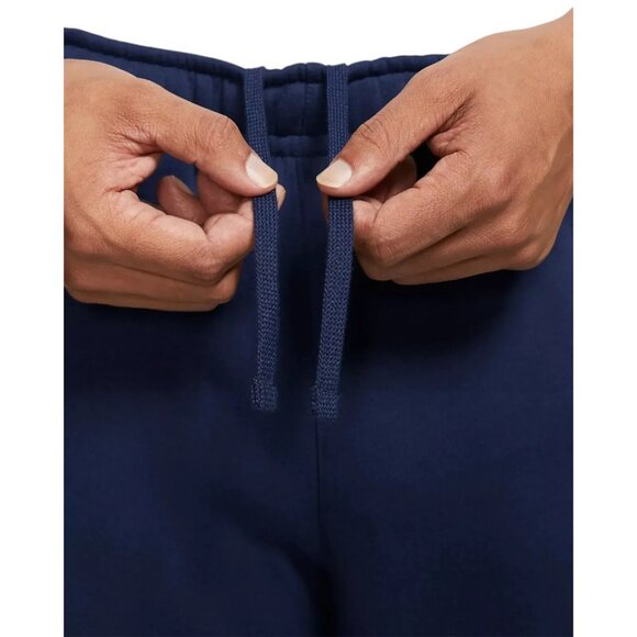 Nike Club Fleece Men's Sweatsuit 2 PC Tracksuit Matching Navy Blue Outfit NWT - Picture 10 of 14